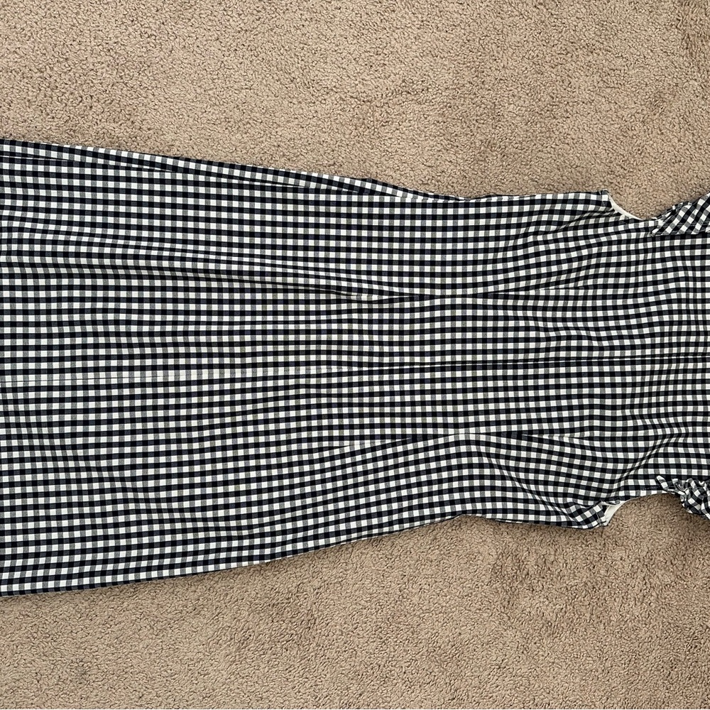 J McLaughlin Joselyn Blue and White Gingham Dress - Picture 2 of 8